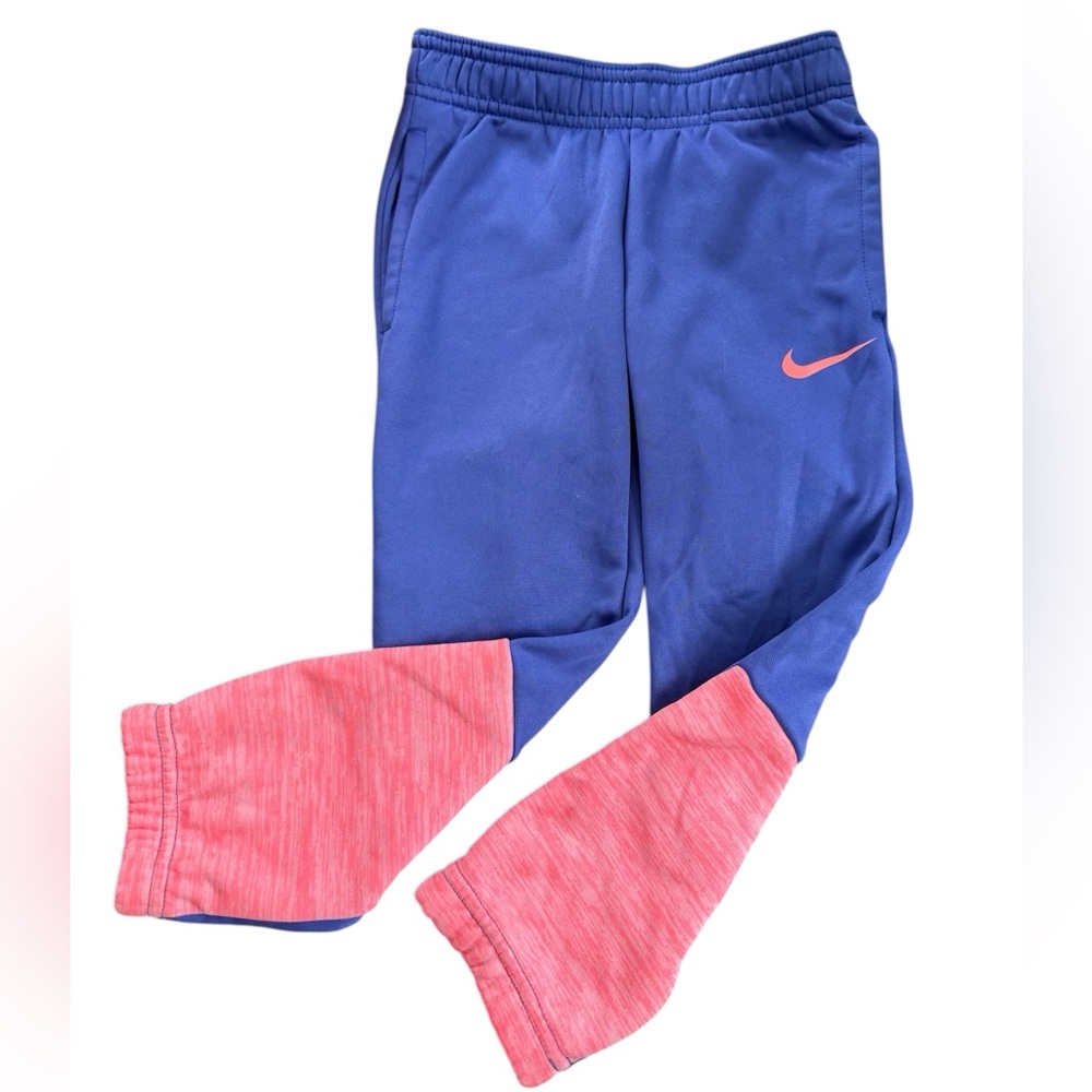 Nike Dri-Fit Kids Joggers in Blue and Pink